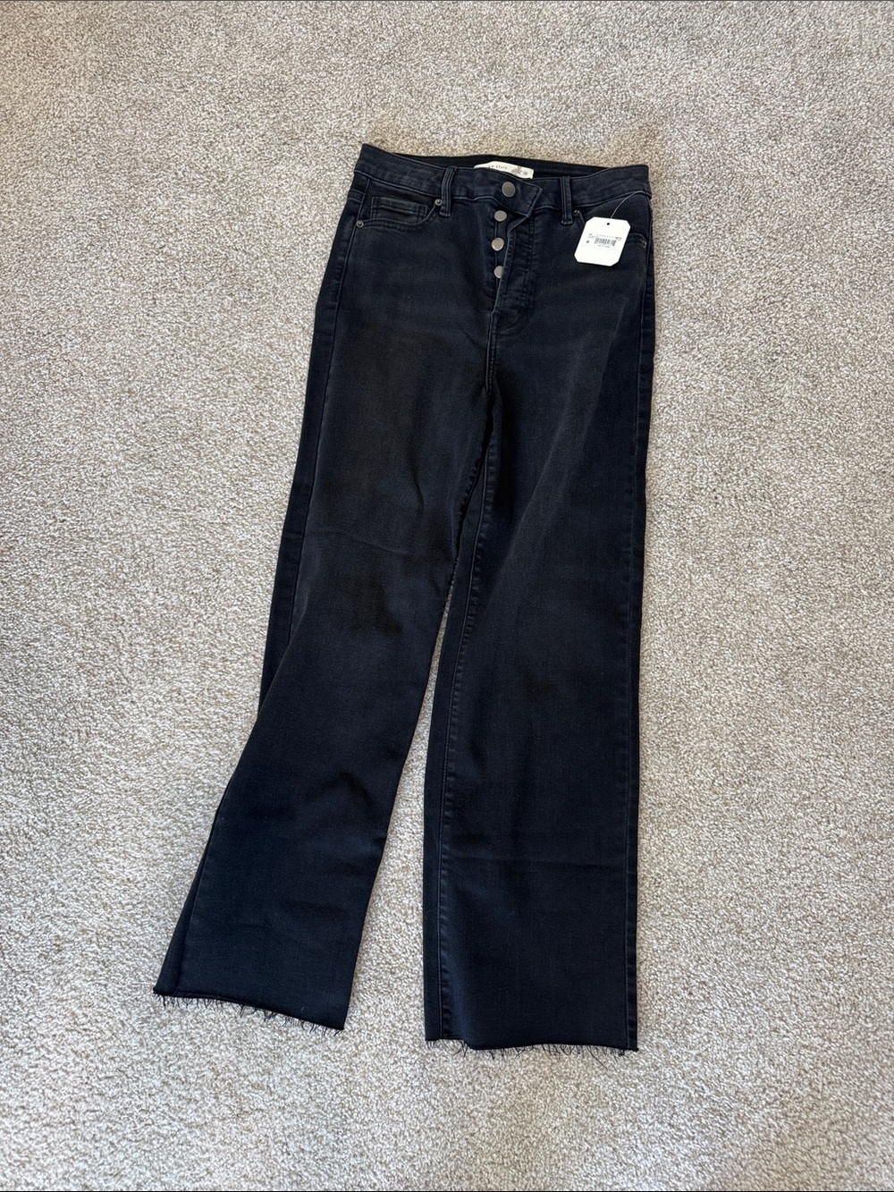Altar'd State Black Wide-Leg High-Rise Jeans